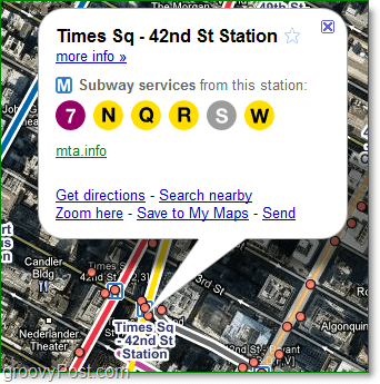 „google maps“ netgi nurodys, kokias paslaugas galima įsigyti kiekvienoje stotyje