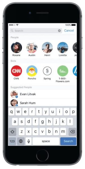 „Facebook Messenger“ platformos beta versija