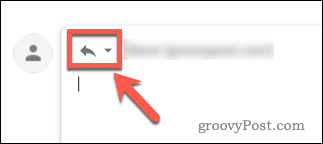 „Gmail“ atsakymo mygtuko tipas