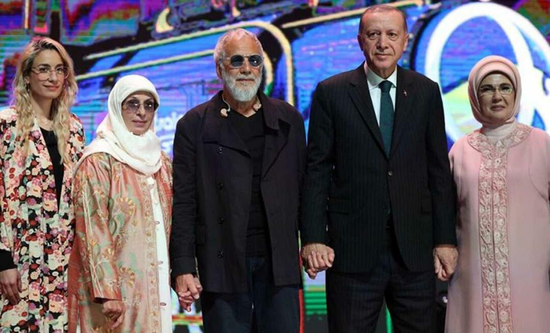 Yusufas Islamas atidavė savo gitarą prezidentui Erdoganui!