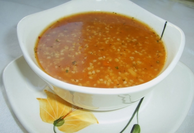 Skanios kukurūzų bulgur sriubos receptas