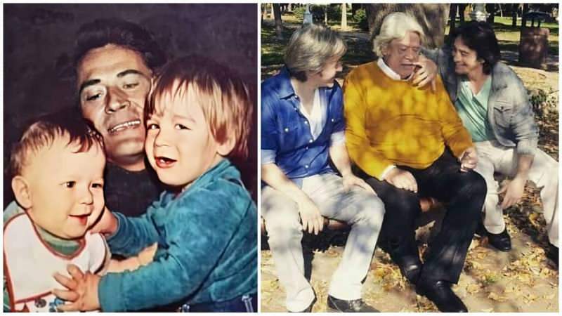 Cüneyt Arkın pasidalino savo nuotraukomis, darytomis prieš 40 metų, su vaikais