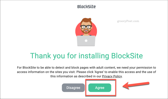 Tvirtinti svetainės blokavimo leidimus