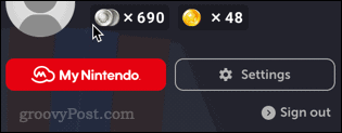 „Nintendo“ internetinių nustatymų mygtukas