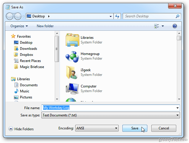 „Windows Notepad“: sukurkite laiko žymeklius