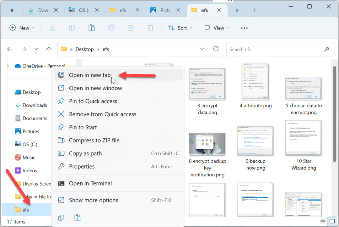 Naudokite skirtukus „Windows 11“ failų naršyklėje