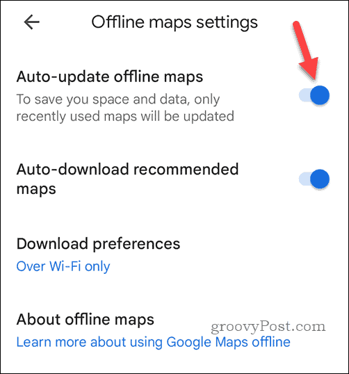 Automatiškai atnaujinti neprisijungus pasiekiamus Google Maps žemėlapius