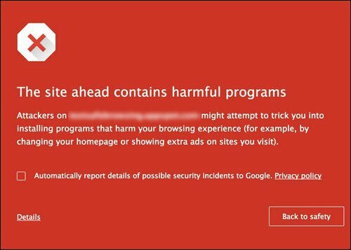„Google“ chromo blokavimo kenkėjiška programa