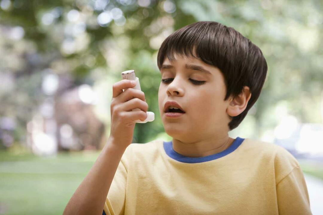 astma sergantis vaikas