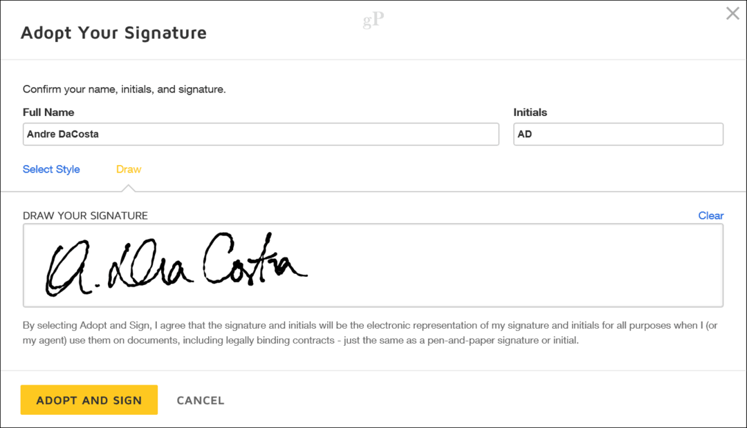 Kaip naudoti „DocuSign“ norint skaitmeniniu būdu pasirašyti dokumentus