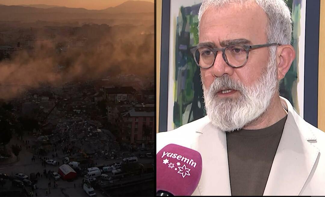 Bahadır Yenişehirlioğlu privačiai kalbėjo su Yaseminu: jei šis žemės drebėjimas būtų Anglijoje...