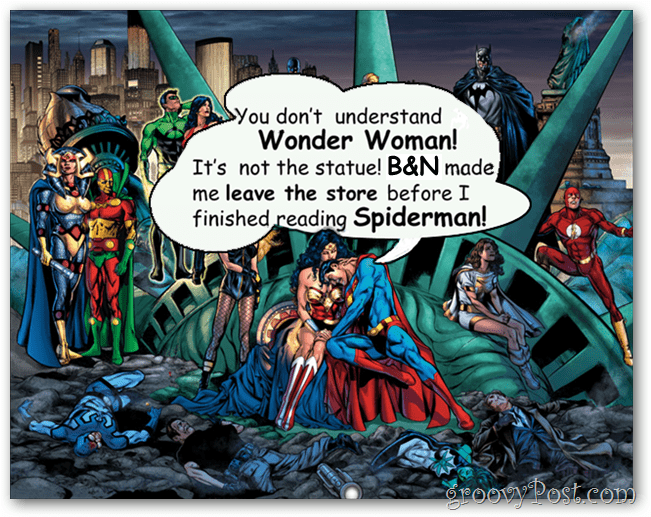 b & n išstumti DC komiksus