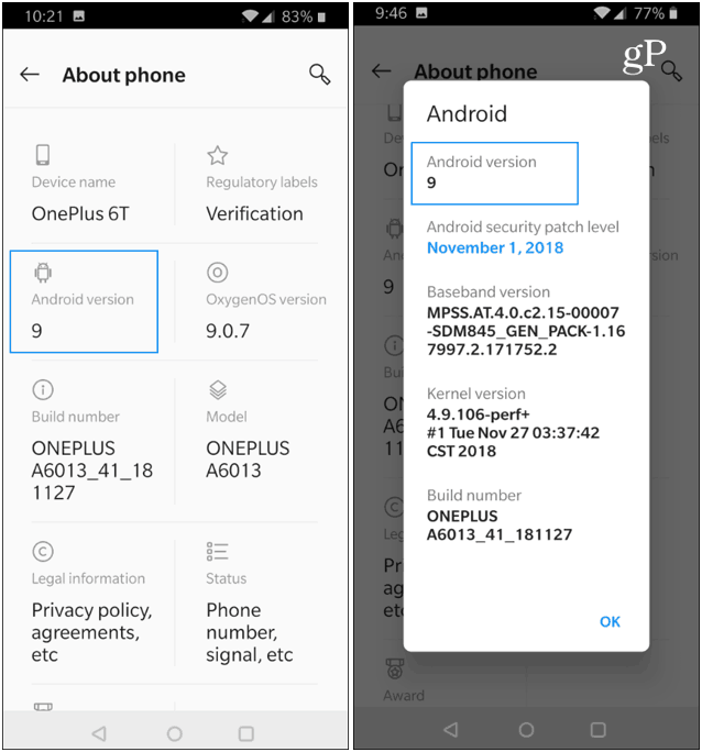 „OnePlus“ apie telefono „Android“ versiją