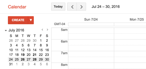 sukurti „Google“ kalendoriaus įvykį