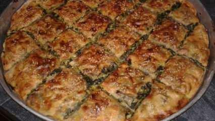 Kaip pasigaminti Salonikų stiliaus špinatų pyragą? Lengviausias špinatų pyrago receptas