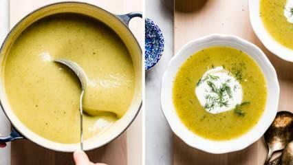 Kaip pasigaminti sveiką kreminę cukinijų sriubą? Lengvos kreminės moliūgų sriubos receptas