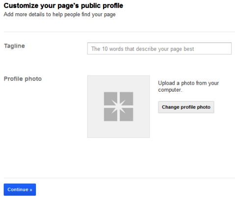 „Google+ Pages“ - žymos ir profilio nuotrauka