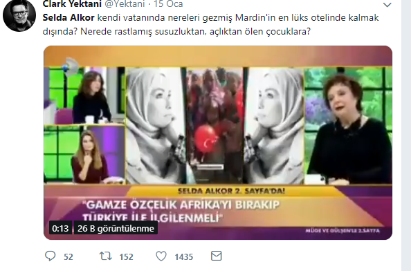 Atsakymas: kaip Celil Nalçakan į Selda Alkor