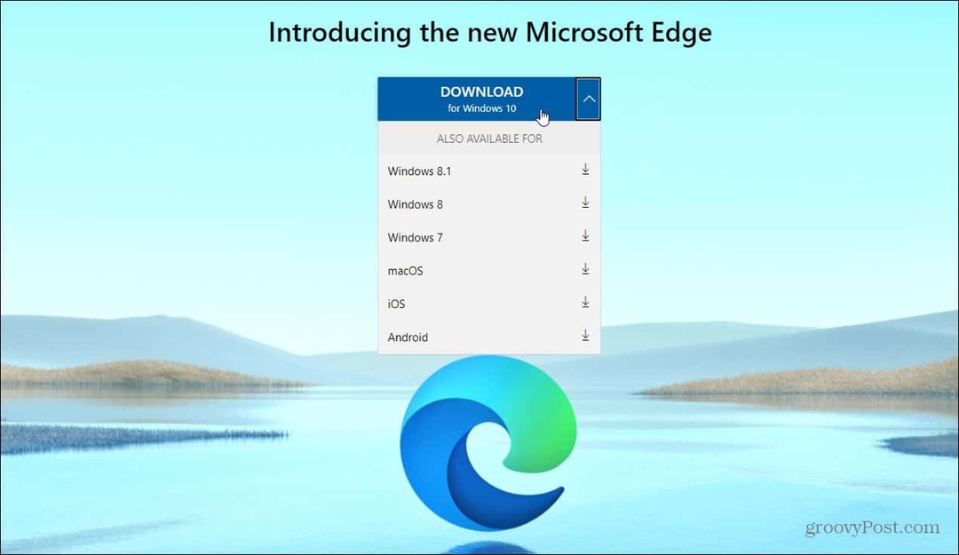 Kaip įdiegti naują „Microsoft Edge“ naršyklę