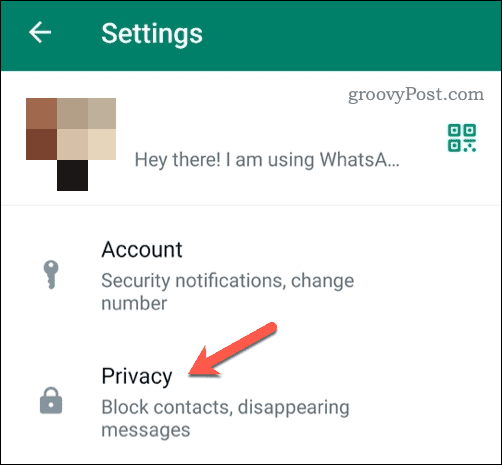 Atidarykite „Android“ privatumo nustatymus