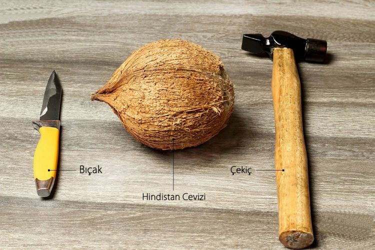 Kaip supjaustyti kokosą?