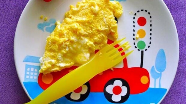 kūdikių omleto receptas