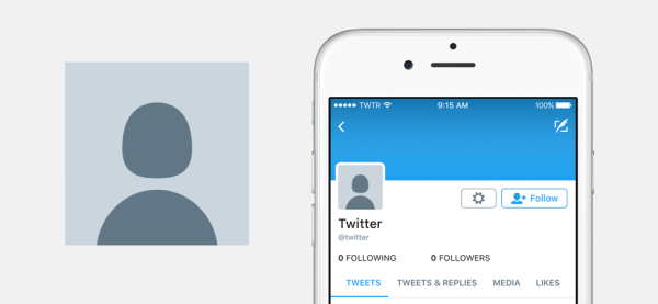 „Twitter“ atskleidė naują numatytąją profilio nuotrauką naujoms paskyroms.