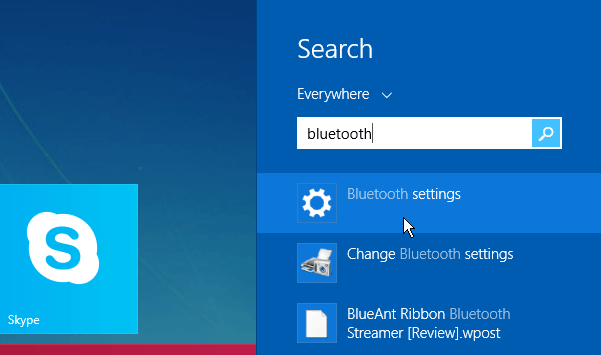 „Bluetooth“ paieška „Windows“