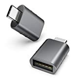 „Syntech“ USB C–USB adapterių paketas, susidedantis iš 2 USB C lizdo į USB3 adapterį, suderinamas su „MacBook Pro 2021“ „iMac iPad Mini 6Pro“ „MacBook Air 2022“ ir kitais C tipo arba „Thunderbolt 43“ įrenginiais Space Grey
