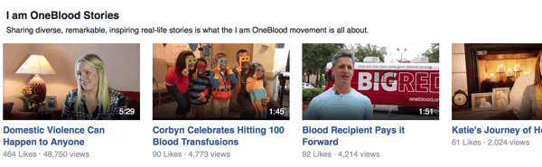 oneblood facebook video