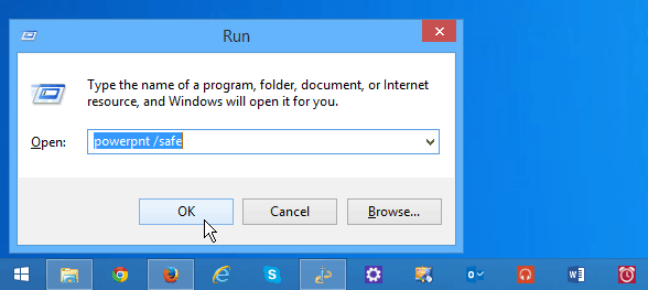 Šalinkite „Microsoft Office“ triktis, atidarydami ją saugiuoju režimu