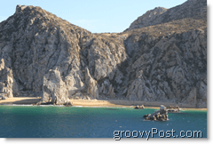Cabo San Lucas Meksikos uolų ir paplūdimių mylėtojų paplūdimys