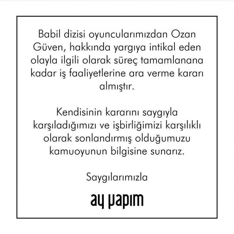 Denizą Bulutsuzą mušusi aktorė Ozan Güven pirmą kartą buvo matyta per kelis mėnesius!