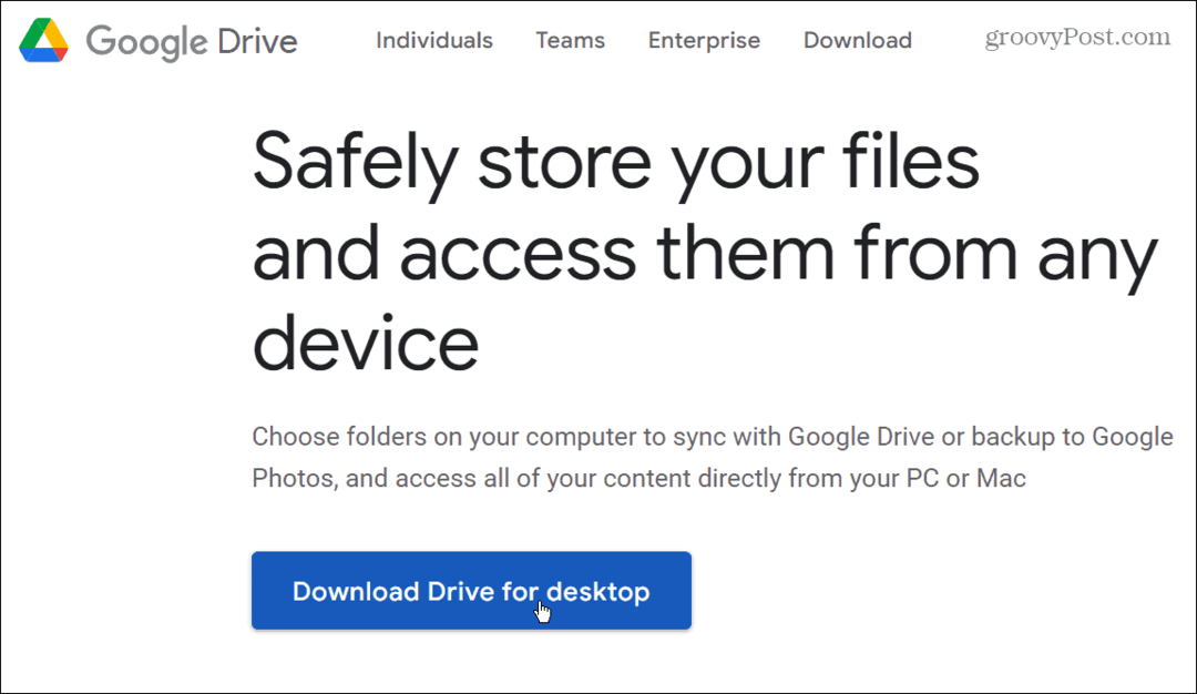 pridėti „Google“ diską prie failų naršyklės