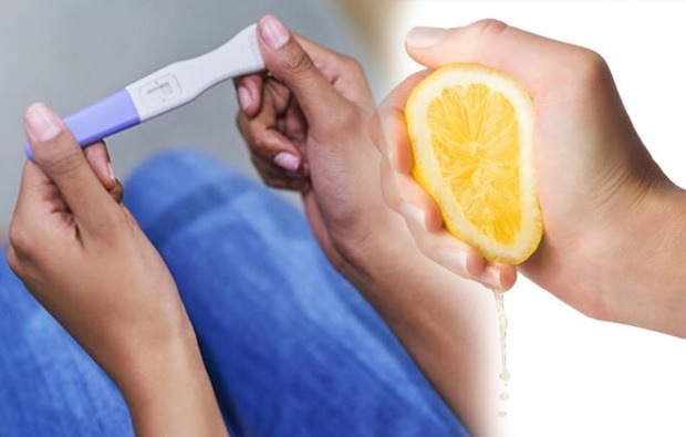 Kaip atlikti nėštumo testą su citrina