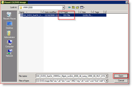 „MagicISO“ sujungia ISO virtualiame diske, skirtoje „Windows Server 2008“