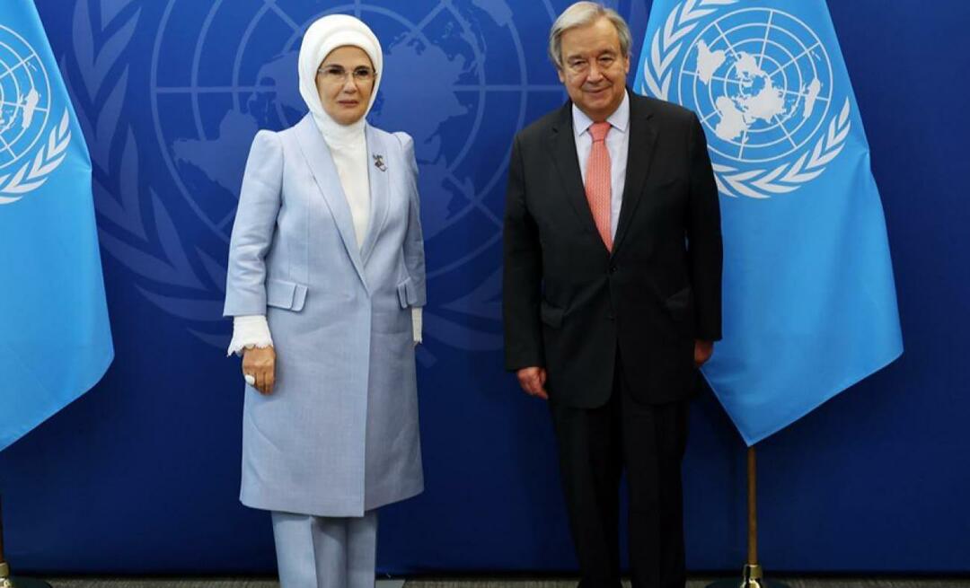 Kvietimas Emine Erdogan iš JT! Pasauliui skelbiamas projektas „Zero Waste“.