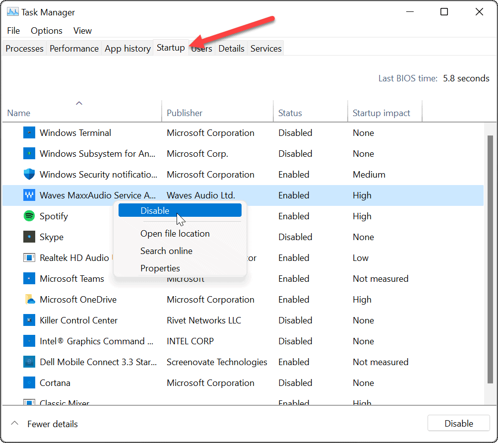 Kaip išvalyti „Windows 11“ įkrovą