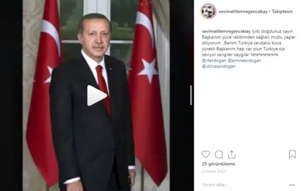 Prezidento Erdoğano, vieno garsiausių menininkų, gimtadienio minėjimas