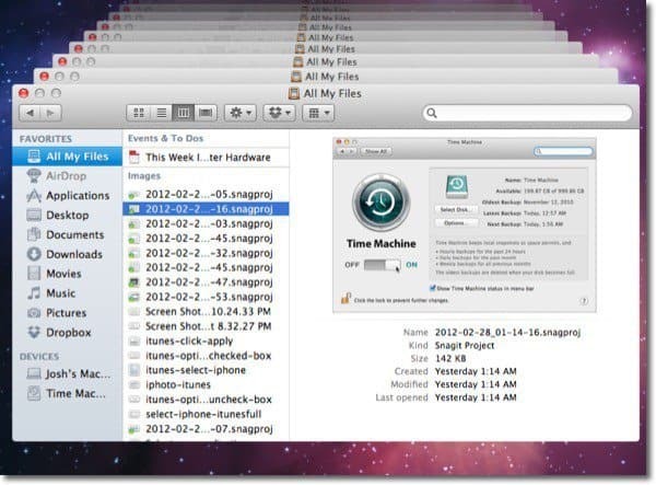 „OS X“ laiko mašina