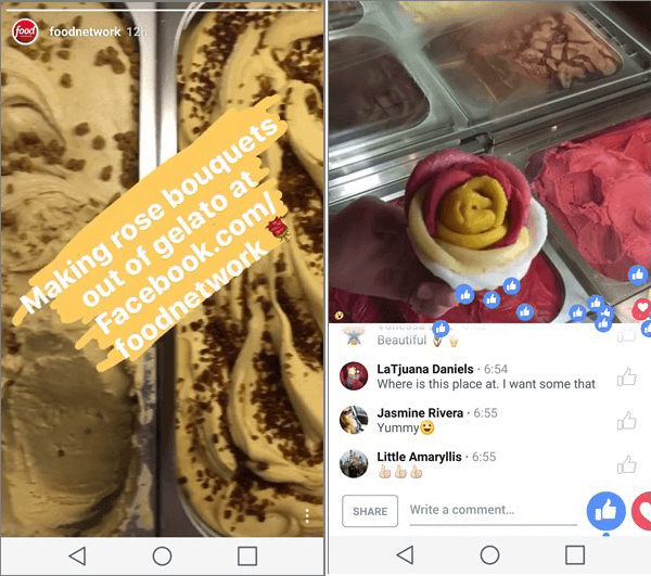 instagram stories maisto tinklas