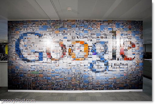 „Google“ milžiniškas nuotraukų mozaikos logotipas