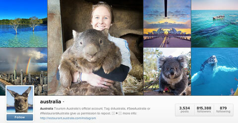 turizmas australija instagram