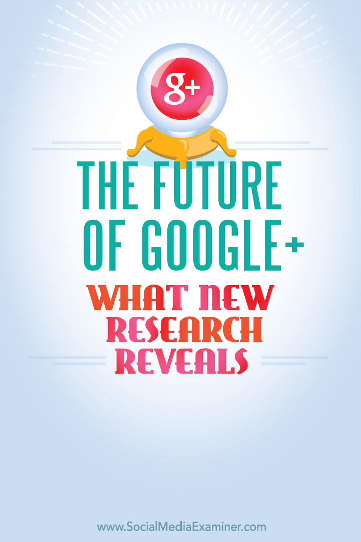 „Google+“ ateitis, ką atskleidžia nauji tyrimai: socialinės žiniasklaidos ekspertas