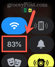 „Apple Watch“ baterijos procentas