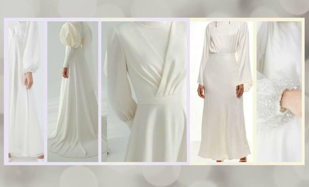 Kokie yra 2023 m. hidžabo paprastų vestuvinių suknelių modeliai? Modernūs ir elegantiški hidžabų vestuvinių suknelių modeliai