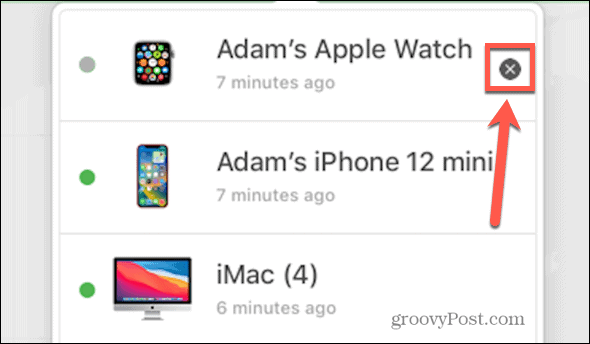 icloud pašalinti apple watch x