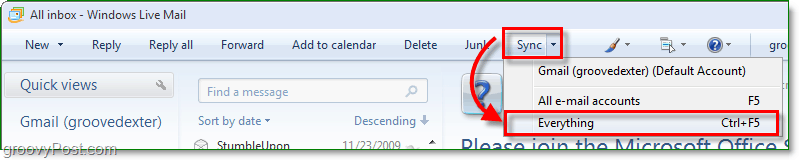 Pakeiskite „Outlook Express“ „Windows Live Mail“