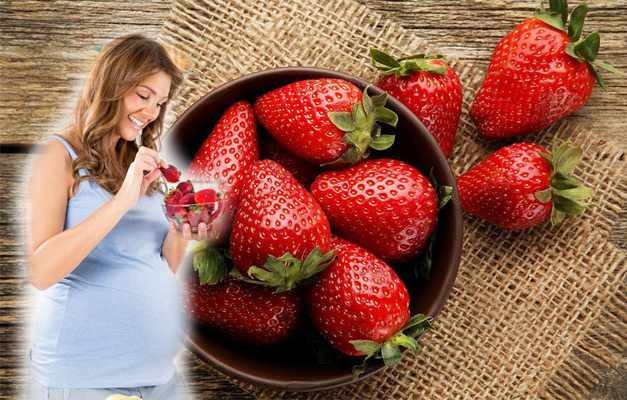 Privalumai braškių valgymo nėštumo metu! Ar valgant braškes dėmės nėštumo metu nesibaigia?