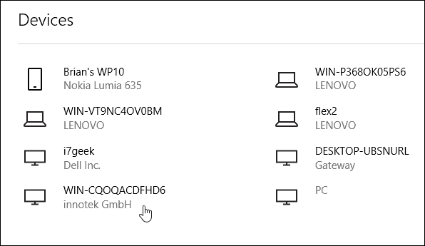 „Microsoft“ paskyros įrenginiai